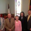 New members - Jack, Clark, Carol, Pastor Deb, and Tim